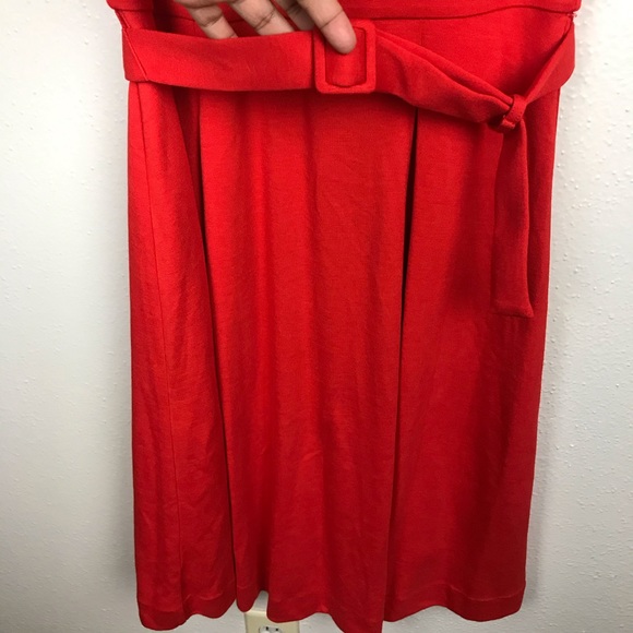 NWT Boden Belted Orange Dress - Picture 3 of 7